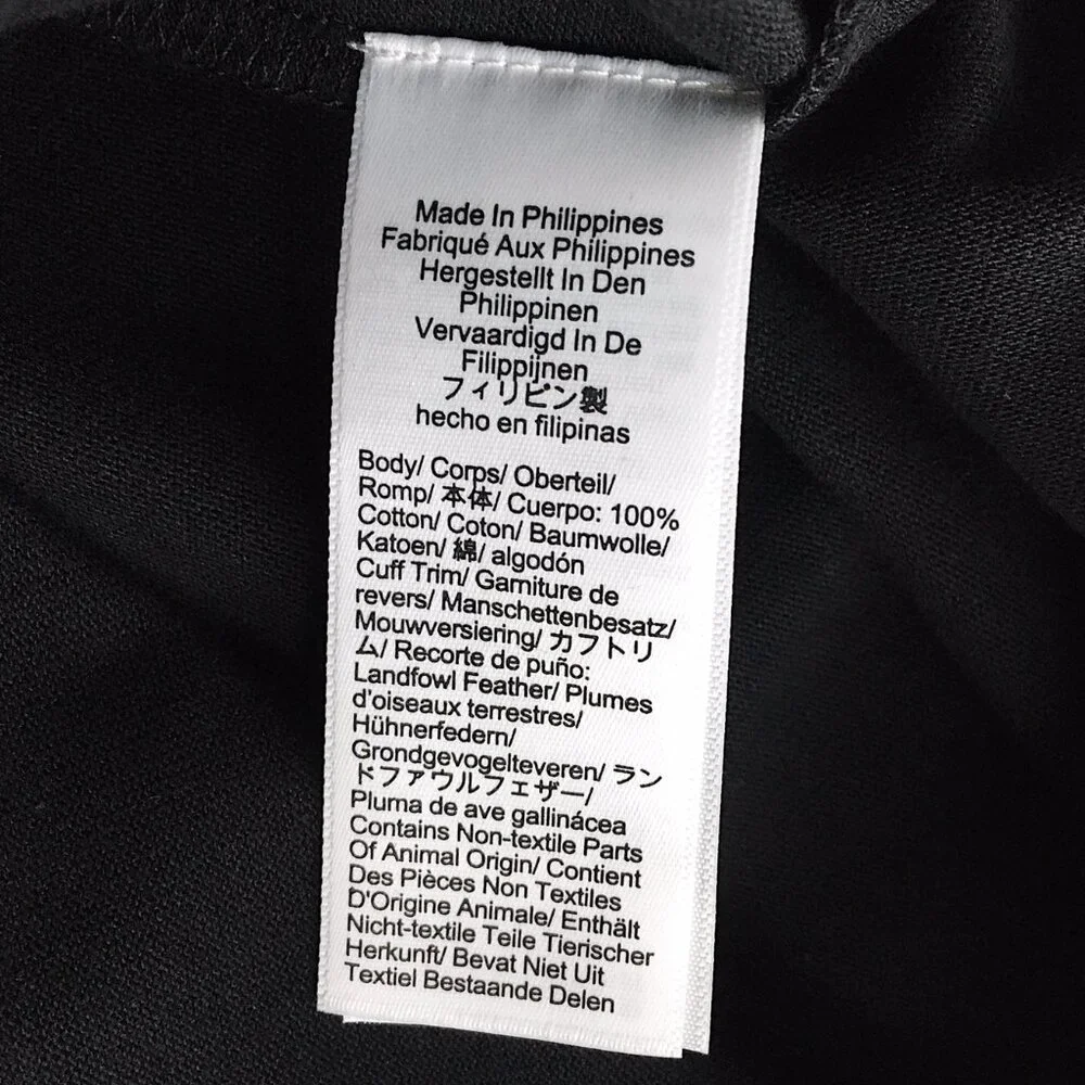 J.Crew Mariner jersey cropped boatneck T-shirt with feathers - Picture 9 of 9